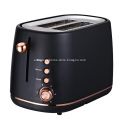 Matte Black 2-Slice Extra Wide Slot Electric Toaster